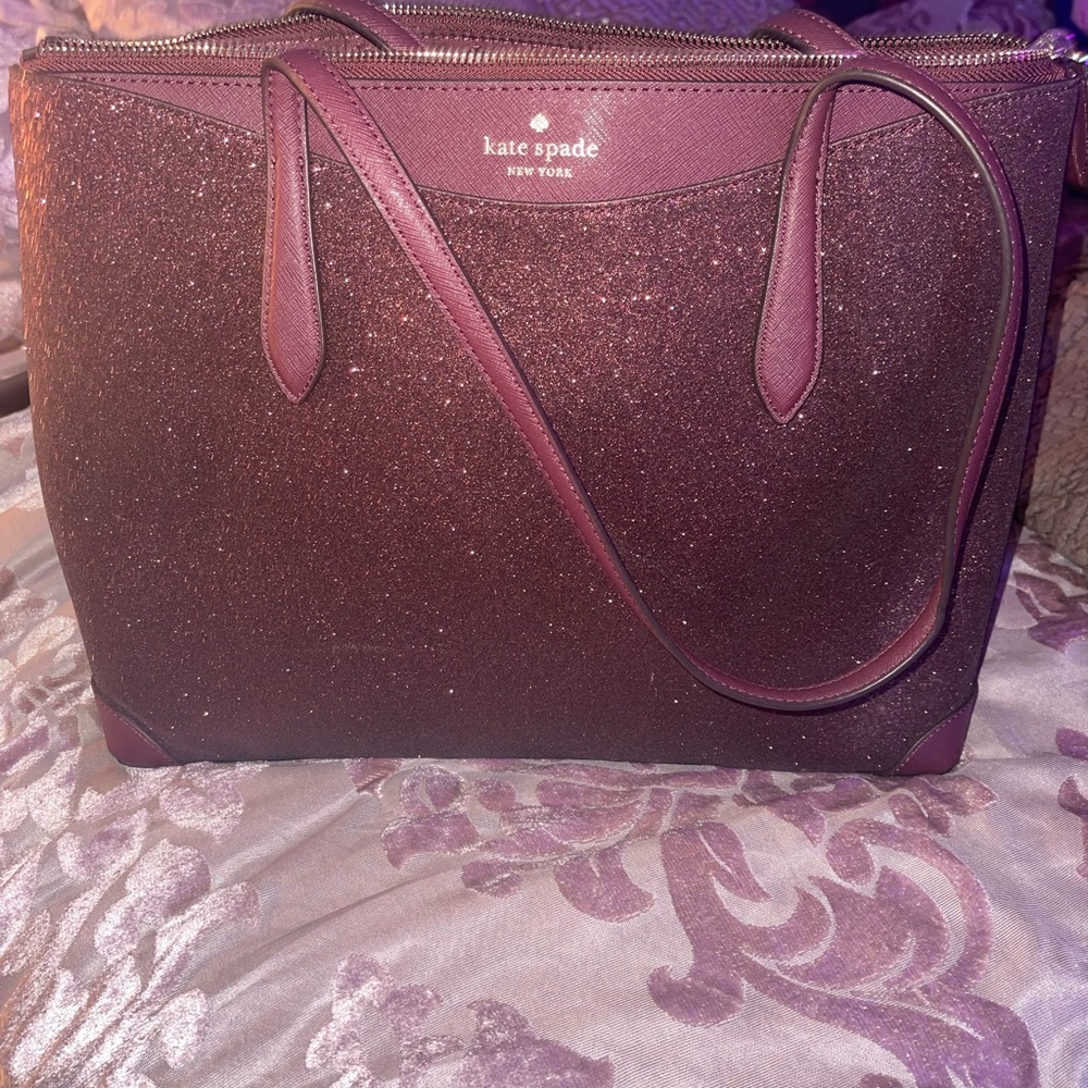 Kate spade glitter tote